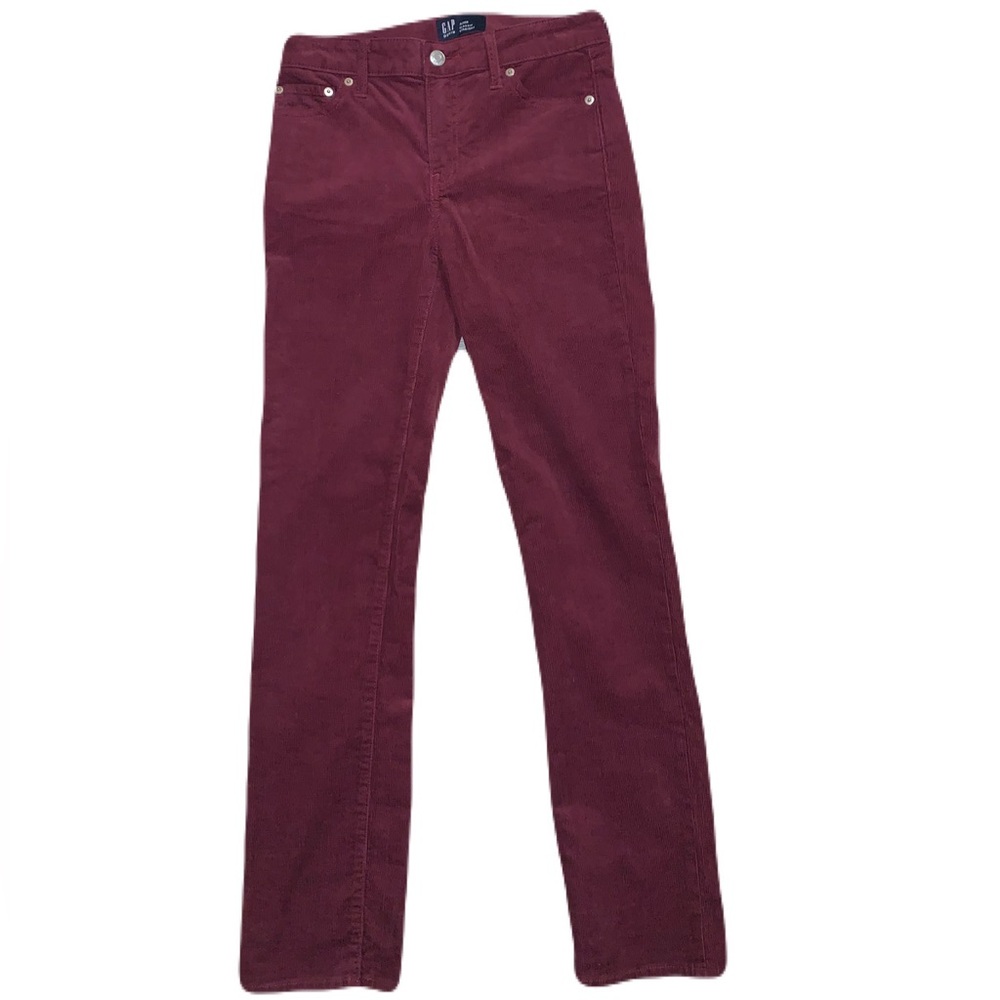 GAP High Rise Corduroy Classic Straight Pants
